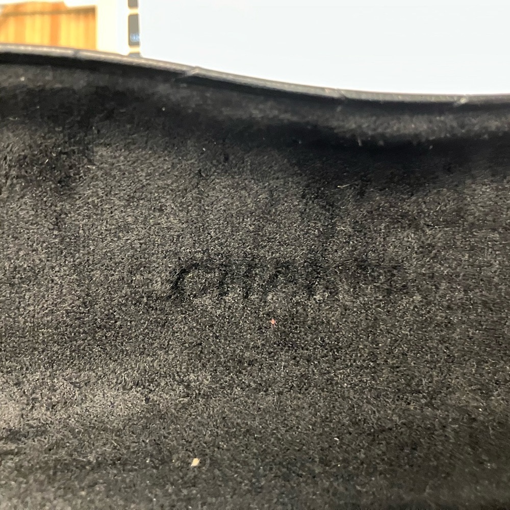 CHANEL Black Quilted Caviar Leather Sunglass Eyeglass Case Made in Italy - Picture 4 of 15